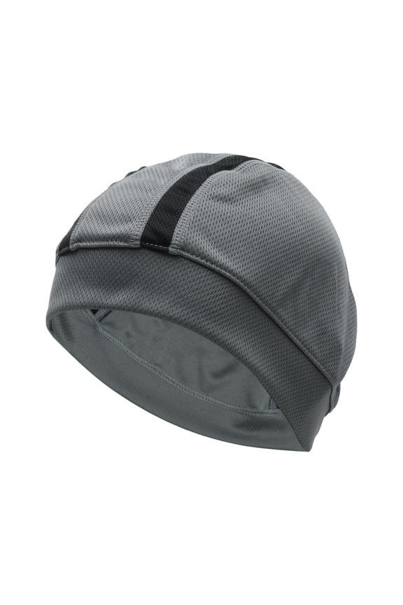 Cycling Hat Sweat Wicking, Breathable Helmet Liner Baiku Silk Mesh Fabric Deep Gray 25x15cm/9.84"x5.91" 1 Pcs