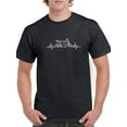 thumbnail image 1 of Cycling Heart T-Shirt Men -Smartprints Designs, Male 3X-Large, 1 of 4