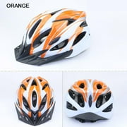 Cycling Helmet Lightweight, Usupdd High Strength Bicycle Helmet for Men Women, 57-62cm Adjustable Ventilated Bike Helmet with Sun Visor for Road Cycling, Orange