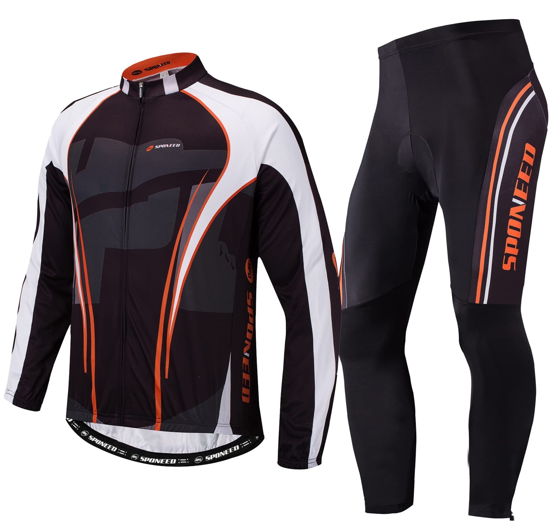 Cycling Jersey Set Long Sleeve for Mens MTB Bike Riding Shirt ...