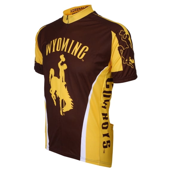 Cycling Jersey University of Wyoming Cowboys 3/4 zip Men's Cycling Jersey