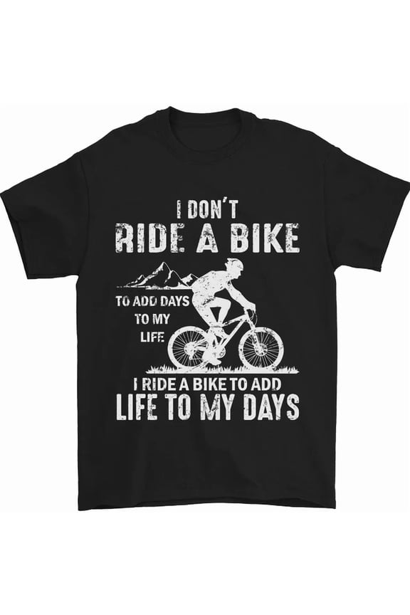 Cycling Life To Days Cyclist Bicycle Mens Womens S-5XL T-Shirt, Vintage Birthday Gift