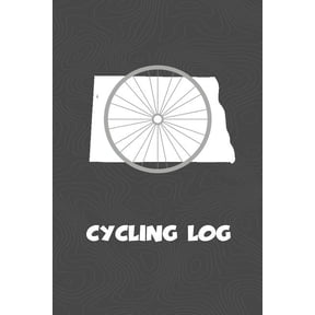 Cycling Log: North Dakota Cycling Log for tracking and monitoring your workouts and progress towards your bicycling goals. A great fitness resource . Bicyclists will love this way to tra 1727821203