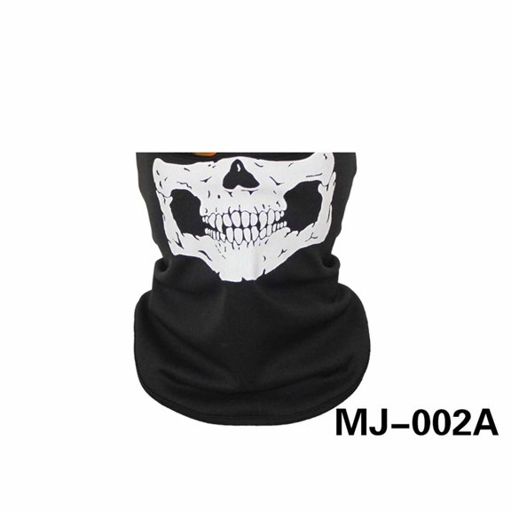 Cycling Mask Headgear, Outdoor Cold Face Mask With Skull Graphic Design, Windproof & Breathable Neck Gaiter For Biking Riding Hiking Skiing And Other Outdoor Cold-Weather