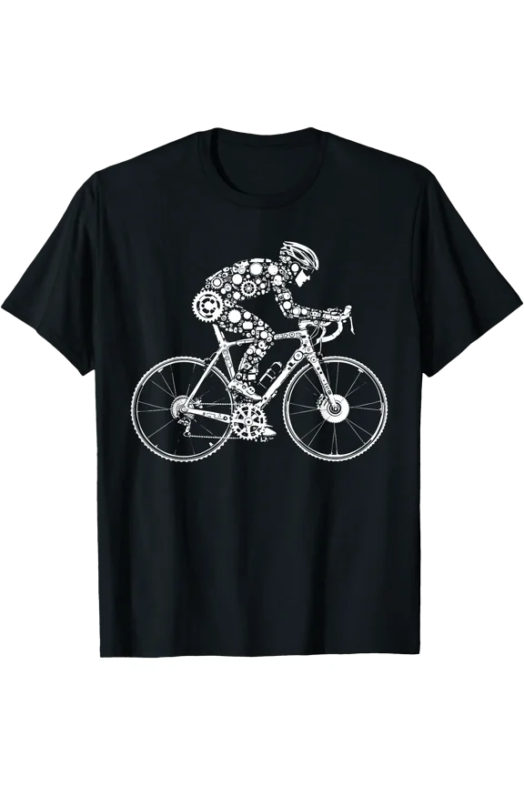 Cycling Mechanic Road Bike Rider Cyclist Biking Gears Racer T-Shirt, Unisex T-Shirt