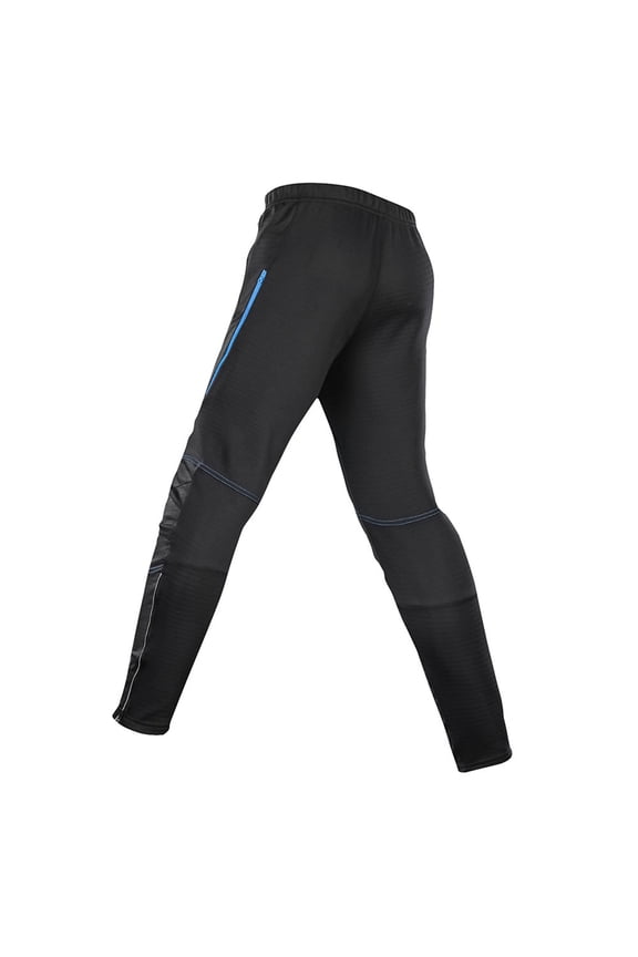 Cycling Men Rainproof Cycling Pants Thermal Fleece Windproof Winter Riding Running Sports Trousers Pants