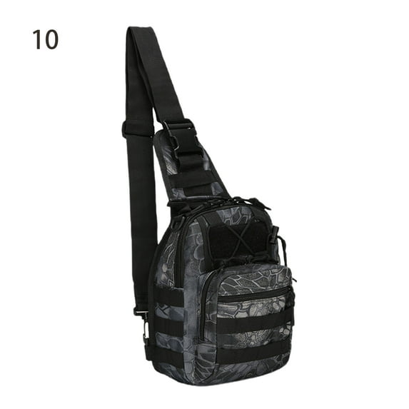 Cycling Military Sling Pack Chest Canvas Backpack Shoulder Bag Travel Sport Crossbody Bag for Men Women