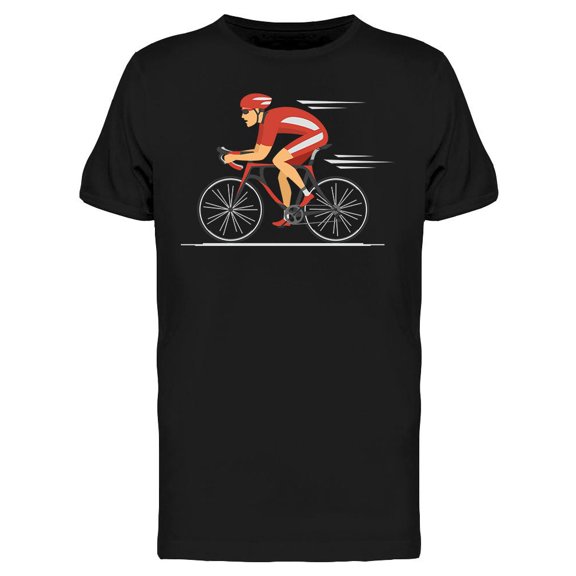 Cycling Modern Design T-Shirt Men -Image by Shutterstock, Male Large