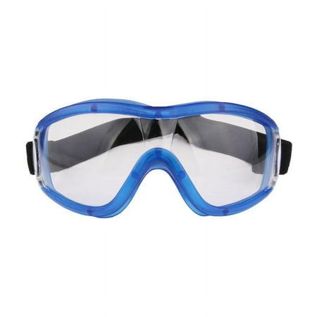 Cycling Motorcycle Off-Road Goggles, Waterproof Windproof Dustproof Line Anti-Fogging Outdoor Skiing Goggles for Children, Blue