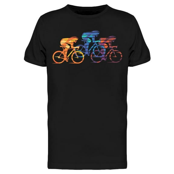 Cycling Race Graphic T-Shirt Men -Image by Shutterstock, Male Medium