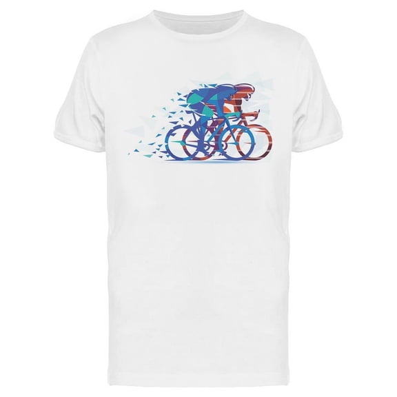 Cycling Race Motion Effect T-Shirt Men -Image by Shutterstock, Male Small