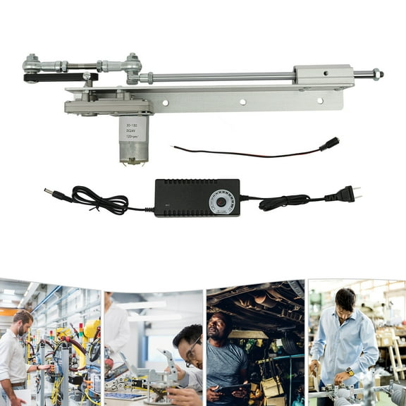 Cycling Reciprocating Linear Actuator Motor DC 24V 1.2inch-5.9inch Adjustable Telescopic Motor with 20-120 PRM Speed Controller Reciprocating Cycle Linear Actuator with Thrust 2.2-22.05 pounds