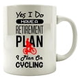thumbnail image 1 of Cycling Retirement Mug - Funny Gift for Bicycle Riders - Humorous Cycling Quote - Bike Lover Cup, 1 of 4