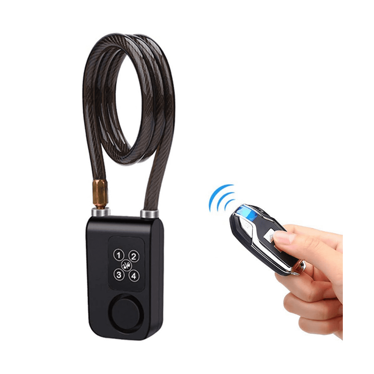 Cycling Security Lock Wireless Remote Control AntiTheft Vibration