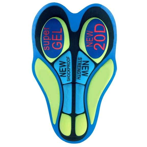 Cycling Shorts Gel Pad, Soft Seat Pad Gel Pad Cushion Anti Shock Shorts Riding Base Shockproof Bicycle Underwear Pads