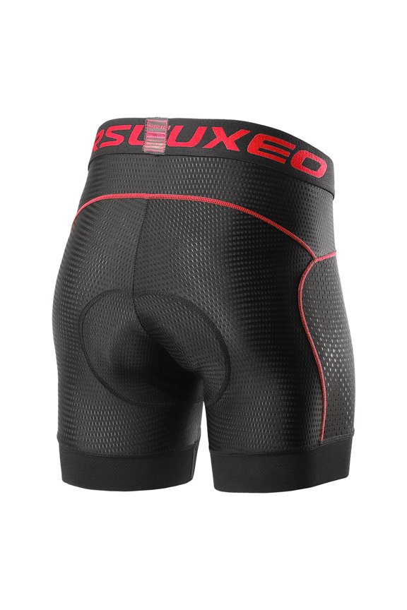 Cycling Shorts, Mtb Bike Padded Quick 5d Padded Quick Hxber Men's Fapao Breathable Red XXL