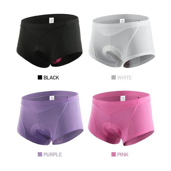 Cycling Shorts,Women Bike Padded Briefs Mtb Bike 3d Padded 3d Padded Briefs Mewmewcat Huiop Jinmie Black L