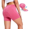 thumbnail image 1 of Sponeed Padded Bike Shorts Women Cycling Underwear Gel Road Biking Shorts for Ladies Pink S, 1 of 6