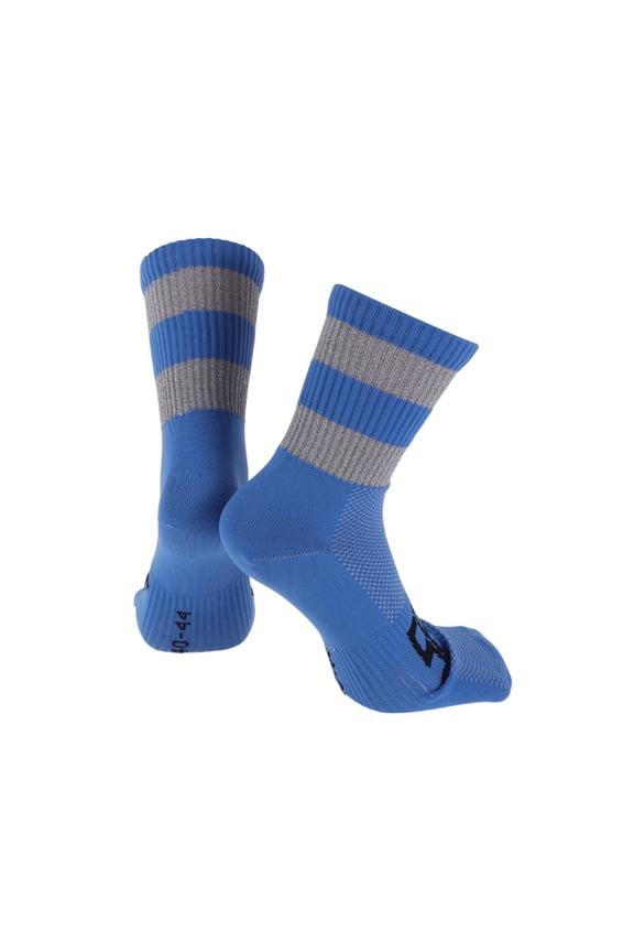 Cycling Socks Anti-friction l Outdoor Bike Socks Blue,Grey Unsex 1 Pair Color Matching Reflective