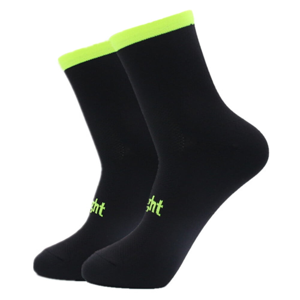 Cycling Socks Moisture-wicking Bike Socks Men Women Sports Running Gym  Training Socks Size 7-12 