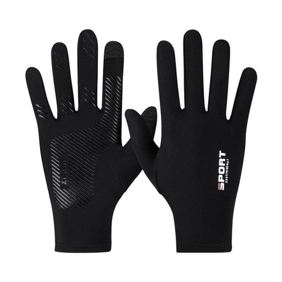 Cycling Sports Gloves Racing Protective Gloves Breathable Anti-UV Silk Ice