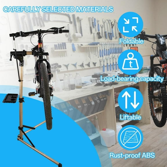 Cycling Stand for Maintenance,Heavy Duty Bike Repair Stand (Max 110 lbs) - Portable Bicycle Stand Maintenance Workstand Aluminum Made For Electric Bikes