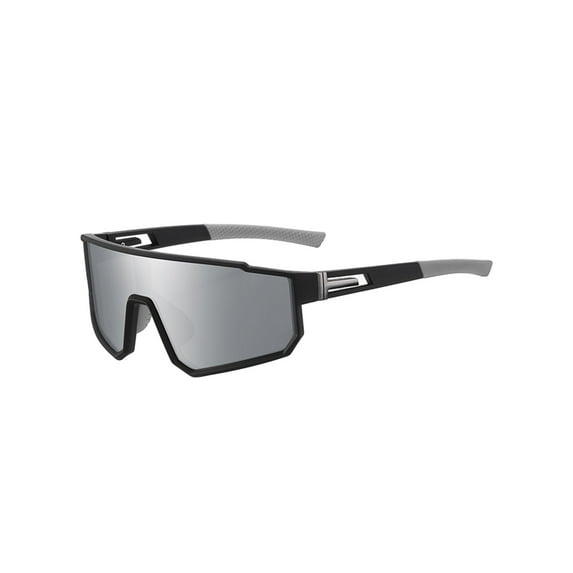 Cycling Sunglasses, Polarized UV400 Bike Glasses with TAC Lens, PC Full Frame Sports Eyewear for Riding Fishing Running, Black