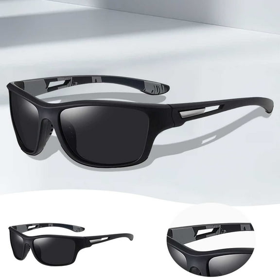 Cycling Sunglasses for Men - Outdoor Sports Polarized Eyewear - Windproof Sun 3040