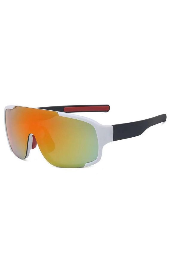 Womens Cycling Sunglasses Windproof Outdoor Sports Eyewear Plastic Frame Colorful Coating Enhanced Vision for Cycling