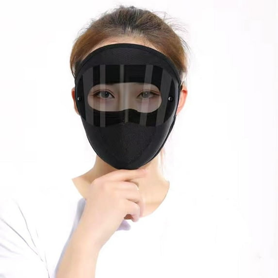 Cycling Sunshade Mask with Goggles and Breathing Holes Rays Protect Against C0V0