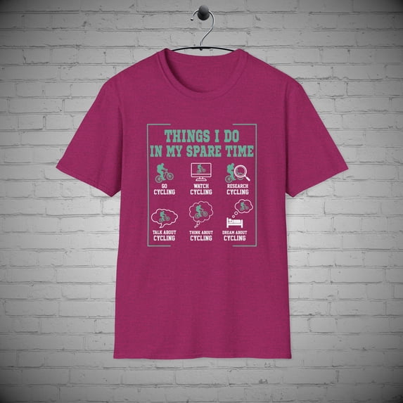 Cycling T-Shirt, Biking tee, Bicycle Tee, Cyclist Apparel, Bike Lover Gift
