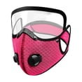 thumbnail image 1 of Cycling Thermal Face Mask with Removable Lens, Winter Riding Cover for Outdoor Sports, Windproof Dustproof Motorcycle Balaclava (Hot Pink), 1 of 3