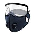 thumbnail image 1 of Cycling Thermal Face Mask with Removable Lens, Winter Riding Cover for Outdoor Sports, Windproof Dustproof Motorcycle Balaclava (Navy), 1 of 3