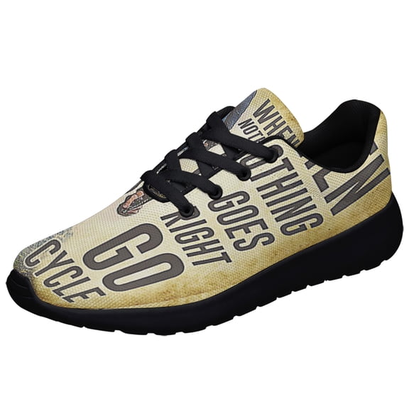 Cycling When Nothing Goes Right Go Cycle Shoes Sneakers Black Size 10