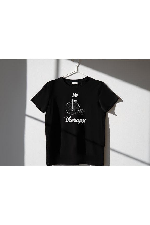 Cycling is my therapy tshirt,Cycling Shirt for Cyclist,Bike Riding Gift,Funny Cycling Shirt, Bicycle Clothing,Mountain Bike,Funny Bike Shirt