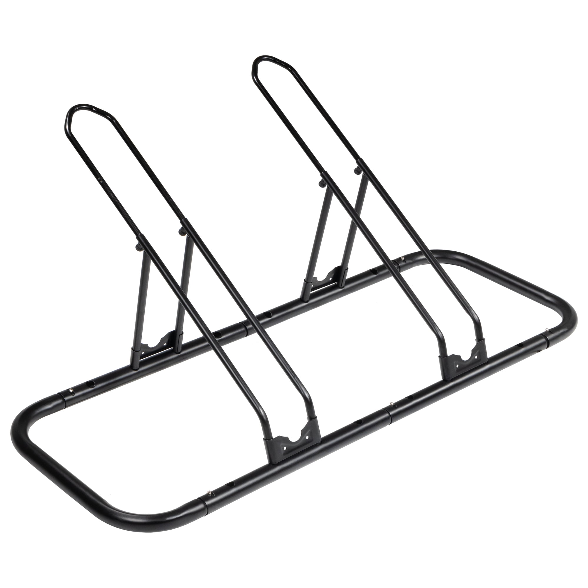 Adjustable Black Steel Indoor Bike Storage Rack