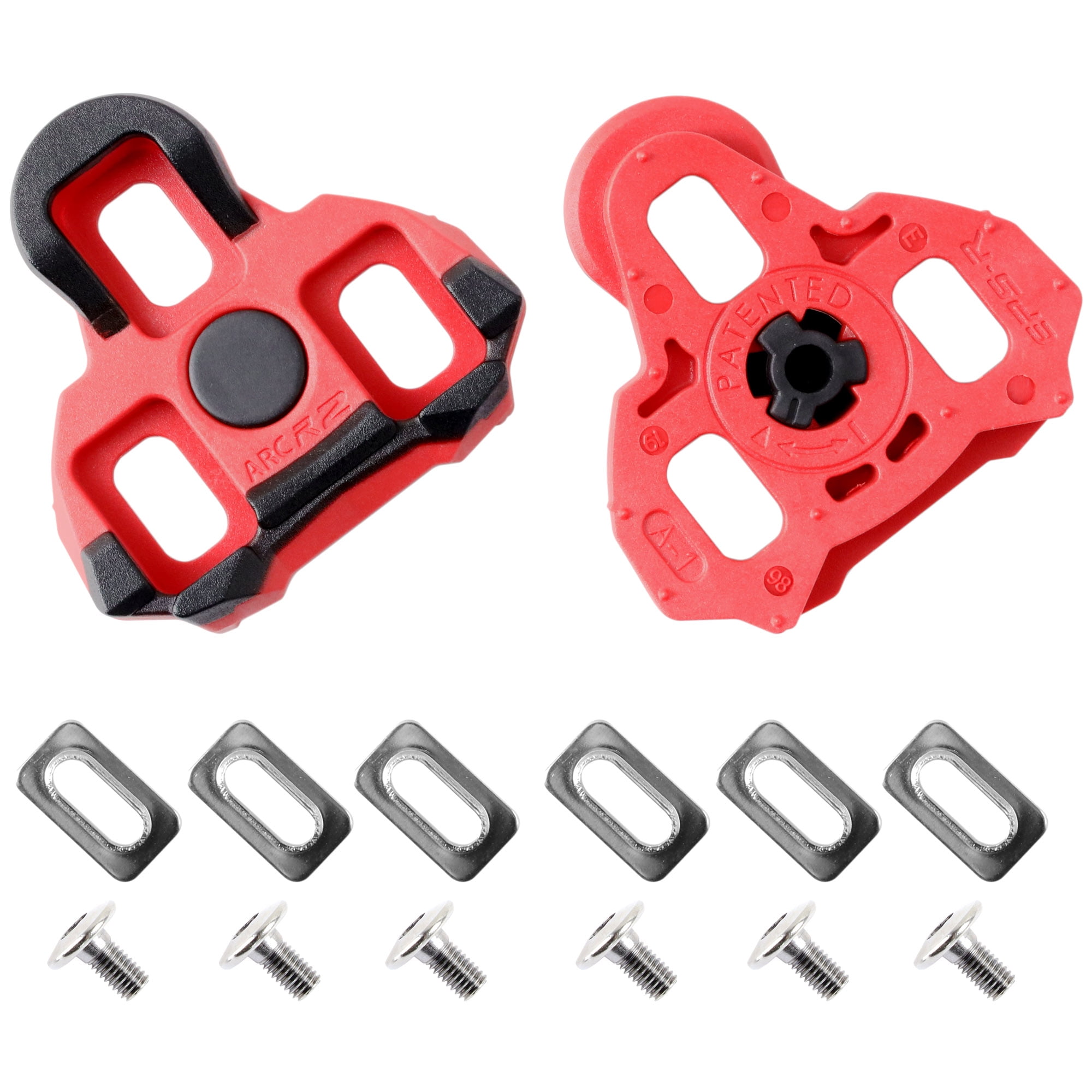 CyclingDeal Road Bike Cleats Look Keo Garmin Vector Compatible 6 Degree Walmart