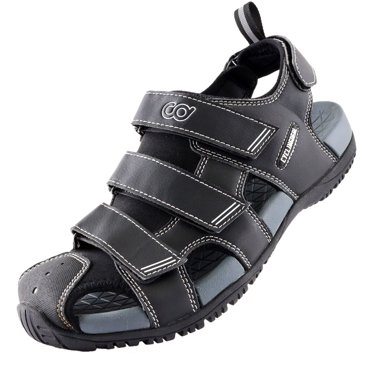 Sandali Ciclismo Exustar SS515F Clipless SPD - Blu/Grigio, Taglie 47-48, 4 Cinturini
