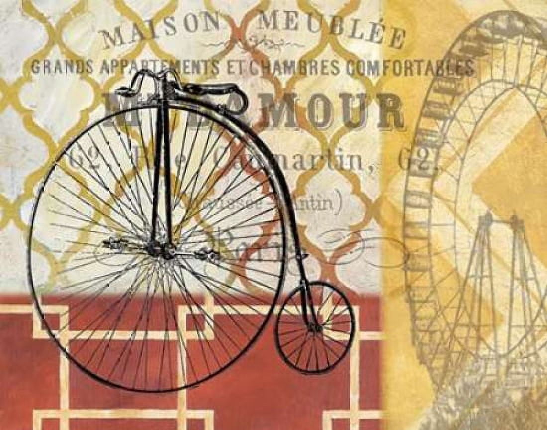 Cyclisme II Canvas Art - Nan (22 x 28)
