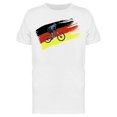 thumbnail image 1 of Cyclist Flag Of Germany Tee Men's -Image by Shutterstock, 1 of 2