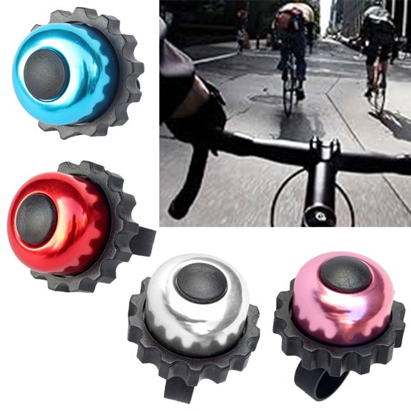Cyclists Bicycle Bell High Volume Bell Aluminum Alloy Construction Cycle Accessories Enhances Safety Bike Rides Red