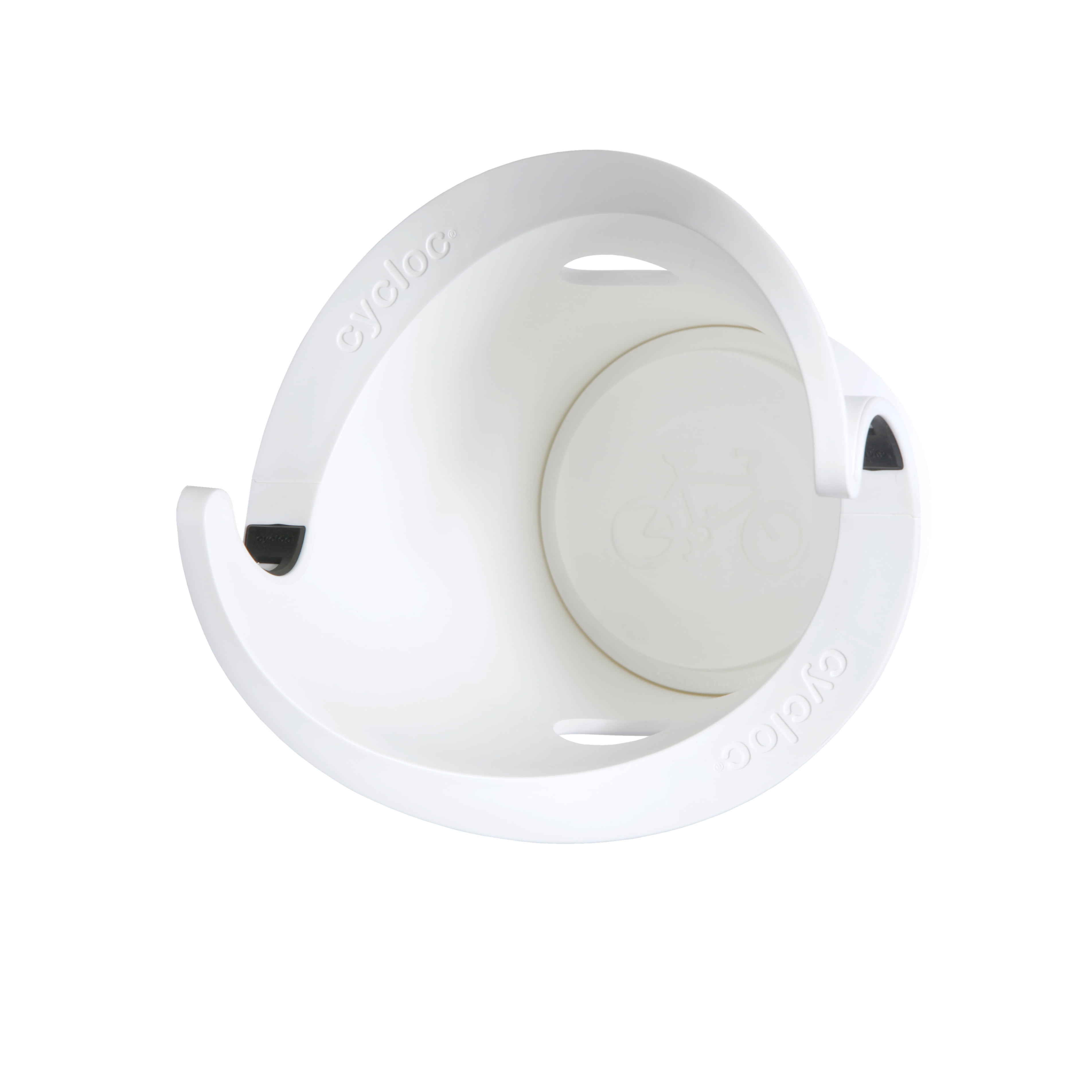 Cycloc Solo Wall Mounted Bike Storage Device, White NLS - Walmart.com