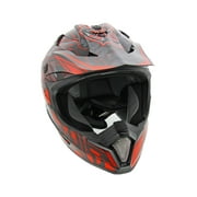 Cyclone ATV MX Dirt Bike Off-Road Helmet DOT/ECE Approved - Red - X-Large