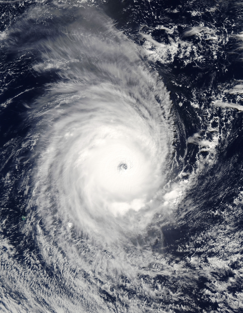 Cyclone Adeline-Juliet moving west through the Indian Ocean Canvas Art - Stocktrek Images (25 x 32)