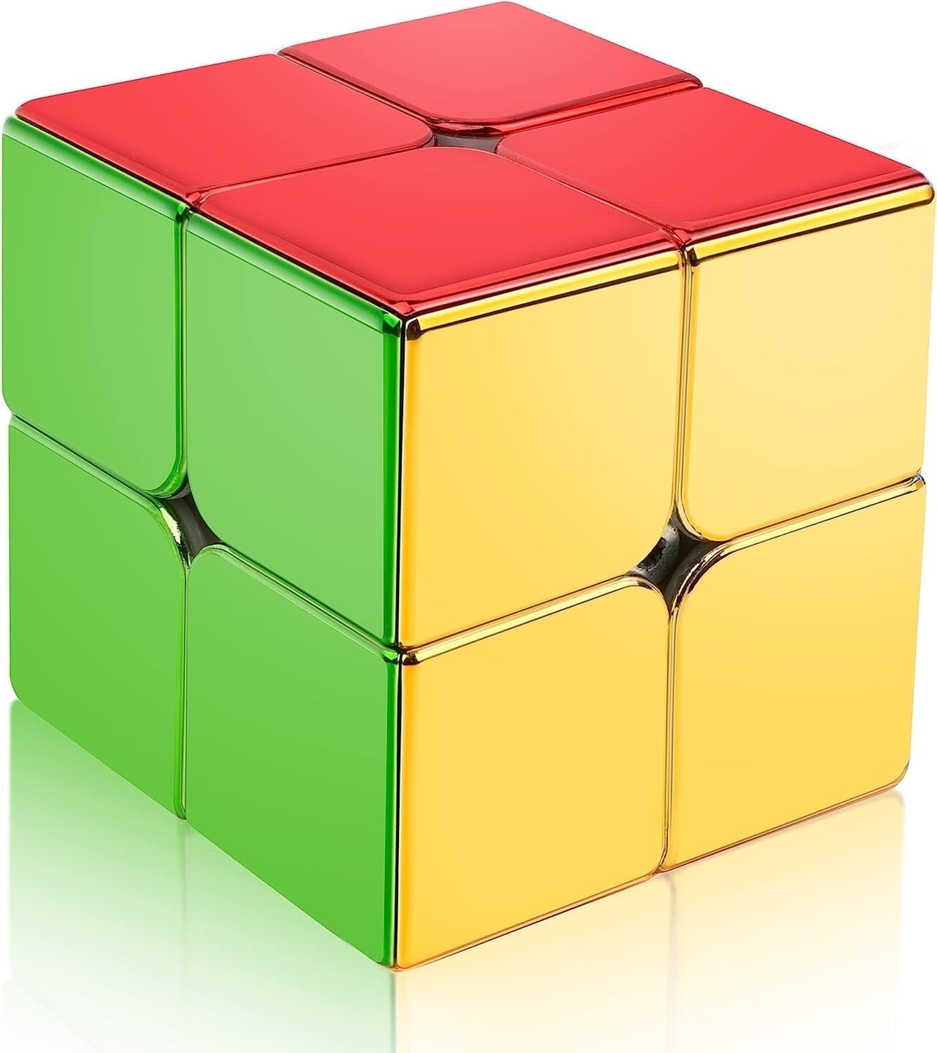 Cyclone Boys 2x2 Magnetic Speed Magic Cube, Stickerless, Pro