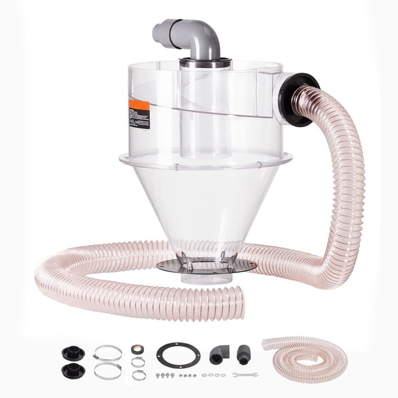Cyclone Dust Separator Vacuum Cleaner Separator 4" for 5-10 Gal Tank