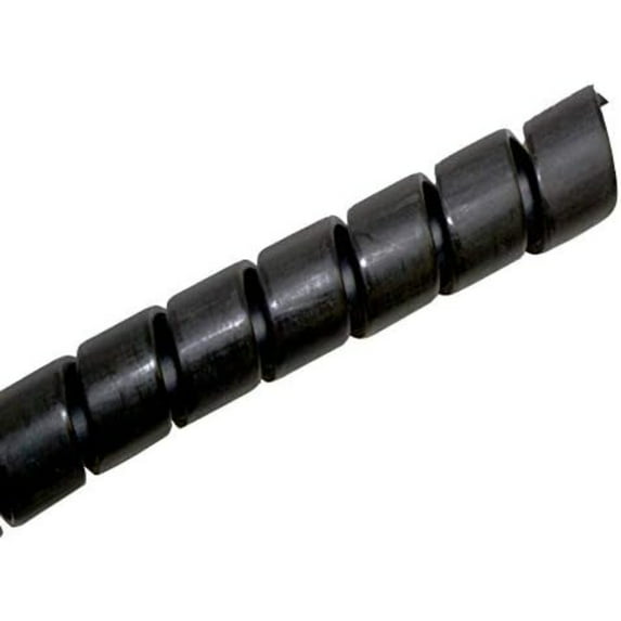 Cyclone® Hydraulic Hose Spiral Wrap - 1/2" Inside Diameter - Heavy Duty HDPE - 165' Length Per Box - Black