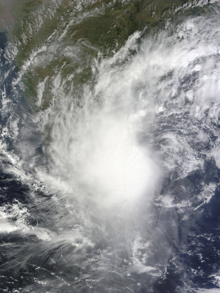 Cyclone Jal Canvas Art - Stocktrek Images (25 x 33)