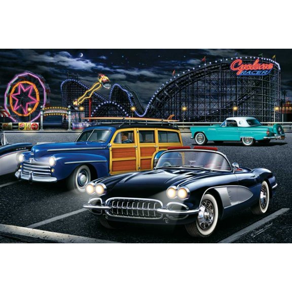 Cyclone Racer Poster Print by Helen Flint (12 x 18)