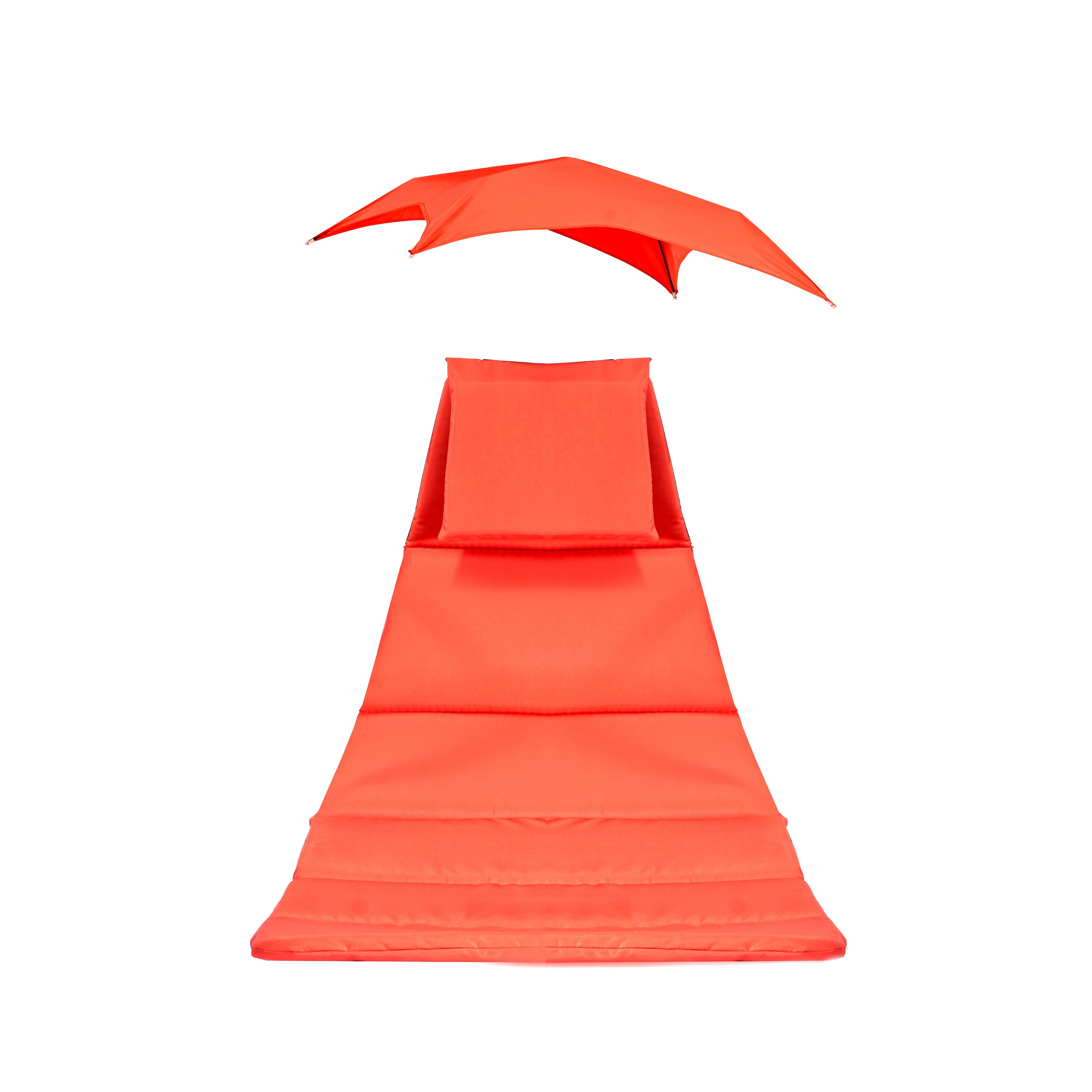 Cyclone Sound Foam Padded Cushion and Umbrella Replacement for Outdoor Hanging Lounge Chaise Chair